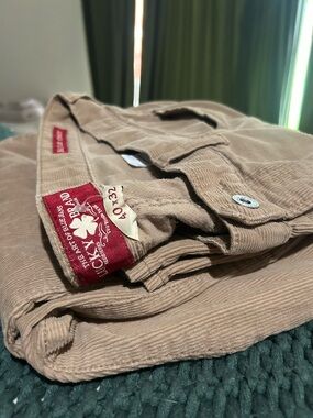 Lucky Brand Men’s khaki Corduroy Pants 361 vintage straight